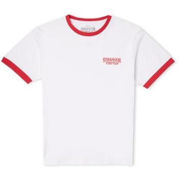 Unisex Stranger Things Biker Tee XL – Dual Color (White/Red)