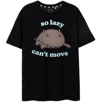 Adult Black Pusheen Women’s Short-Sleeve Shirt