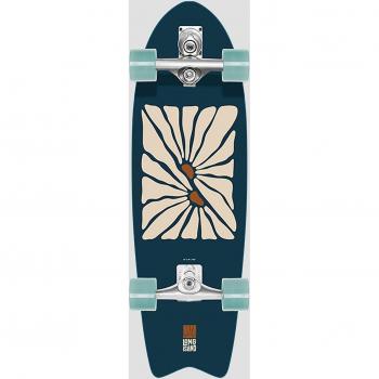 Long Island Somo 33”x10”x19.5” Longboard con Diseño Surfskate