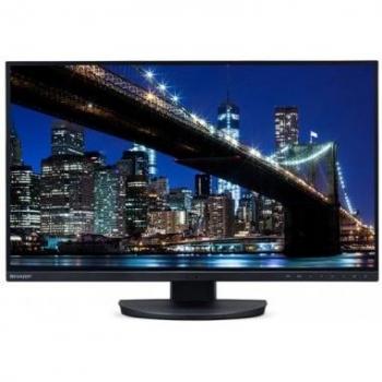 Sharp/nec multisync ea272ub 27 led tft/ips 4k ultra hd 3840 x 2160 400 cd/mq contrasto 1000:1 5ms 60hz usb-c lan hdmi displayport nero