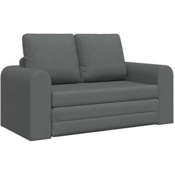 Sofá cama compacto gris oscuro 148 cm Vidaxl