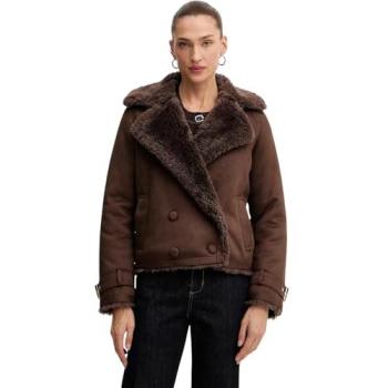 Giglio Int Synthetic Fur Jacket – Brown Women's Size 44