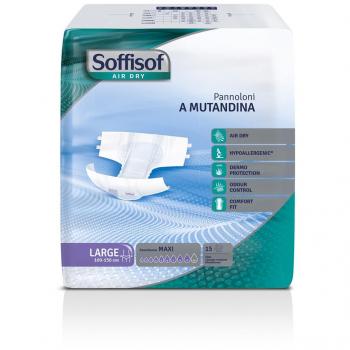 Pannoloni Mutandina Maxi Tg.L Soffosof Air Dry 15 Pezzi
