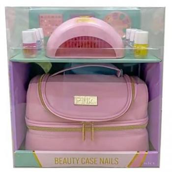 Kit Pink It Maletín: Uñas, Secador y Accesorios de Belleza