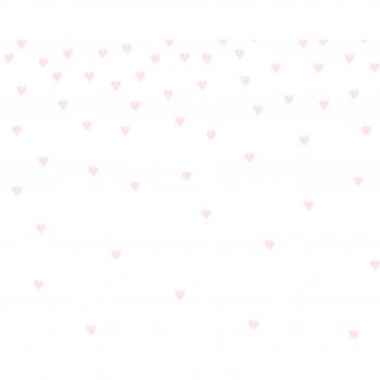 Papier Panoramique Coeurs Roses en Fête