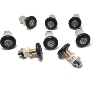 8x Shower Door Pulleys 25mm