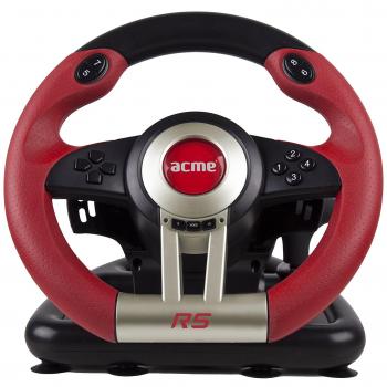 Acme RS Racing Wheel Vibration Feedback Lenkrad – Premium‑Gummi‑Griff, 360° Anti‑Rutsch, Bluetooth Low Energy