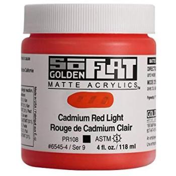 SoFlat Golden Peinture Acrylique 118 ml Rouge Clair