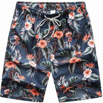 MISSKY Herren kurze Hose für den Strand