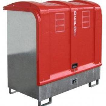 Dépot Südlohn GD‑B Bauer – acier 1460 × 830 × 1460 mm, capacité 220 