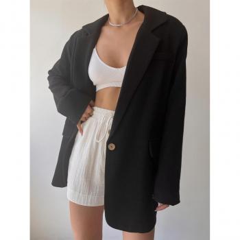 Black Mesh Woven Jacket by Bohemai