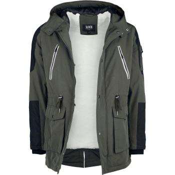 Chaqueta de Invierno S L con Cuello de Piel Artificial