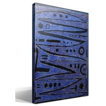 Pintura Paul Klee en Canvas – Lienzo Algodón, Marco de Madera 3 cm, 55x75 cm