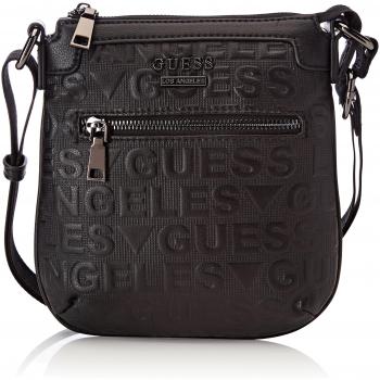 Guess HM6, Borsa a Spalla Uomo, Nero, 2,5x22x21 cm