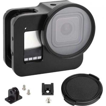 Aluminium‑KäFeige Schutzhülle für GoPro Hero 8 Schwarz – 52 mm Adapter + CPL/Verrotten, ND4, 8/16/Stern,