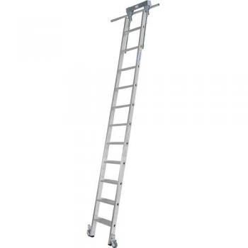 Scala a gradini per scaffali Krause 487023 con struttura in alluminio
