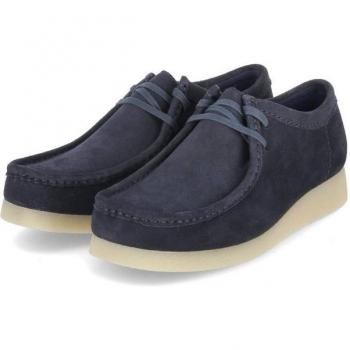 Wallabee Marine – Modèle noir et marine, 45
