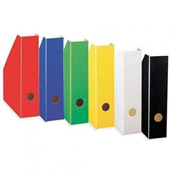 Stehsammler A4 Wellpappe weiß RÃ¼ckenbreite 8cm