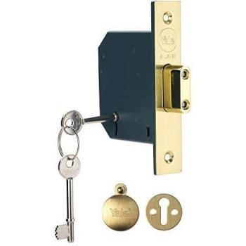 Yale P-M552-PB-78 5 Lever Mortice Deadlock for External Doors