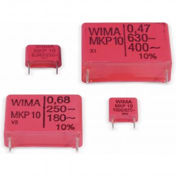 WIMA Radialkondensator 1nF 630V RM 7,5