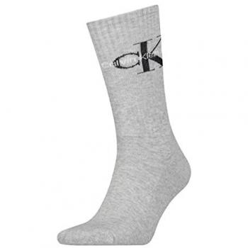 CK Labelprint Herrenstrümpfe – Grau-Melange, Größe 40/46
