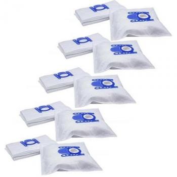 Bosch BBZ41 FGXXL (GXL/GXXL) VHBW 50x Vacuum Cleaner Bag – White, 27 × 20 cm