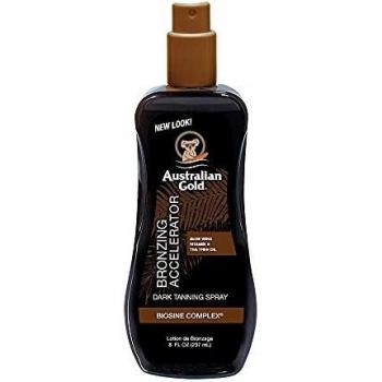 Gel Accélérateur de Bronzage Spray avec Bronzage Australian Gold 237 ml
