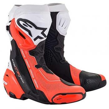 Bottes de moto Alpinestars Supertech R Vented Noir Rouge taille 44