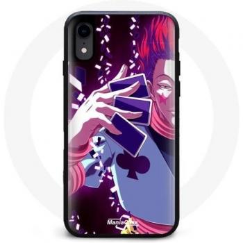 Coque Élégance Noire iPhone XS Hunter X Hunter – Design Hisoka