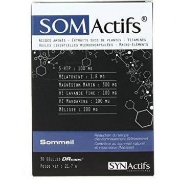 Synactifs SomActifs Sommeil 30 Gélules