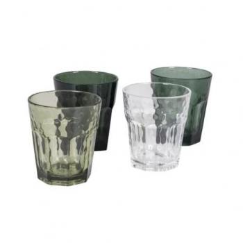 Bo-Camp Kunststoff Camping Gläser 4er Set 200 ml