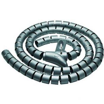 PUREMOUNTS Spiral Hose, Ø 25 mm, Silver, 2.5 m