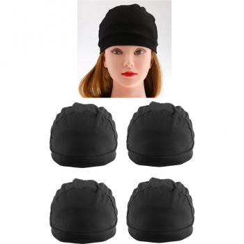 4pcs Snood Hair Net Caps for Wig Creation