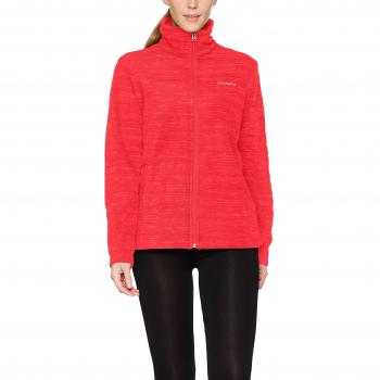 Columbia Femme Veste Polaire FAST TREK HOODED JACKET Rouge