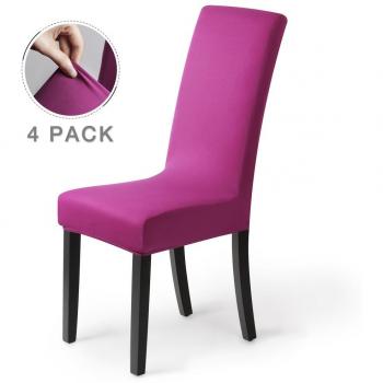 Fundas para sillas fáciles de limpiar Pack de 4