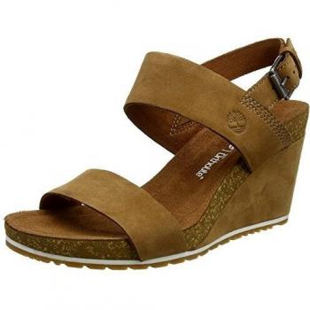 Timberland Capri Sunset Wedge Sandali Caviglia Donna 39 EU Marrone