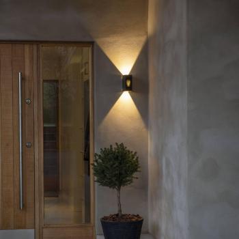 Aplique Lámpara LED Exterior Konstsmide Cremona Gris Oscuro con Control Remoto