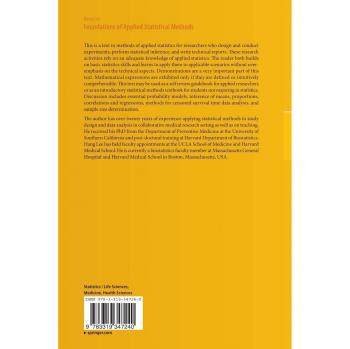 Foundations of Applied Statistical Methods