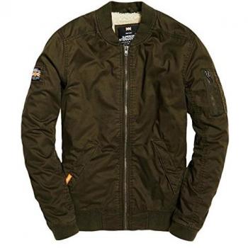 Chaqueta Bomber Superdry Rookie Winter Duty, Hombre, Verde (Surplus Goods Khaki)