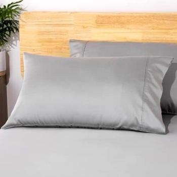 Hair & Skin Friendly Grey Pillowcases, 50x75cm