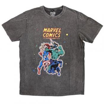 Marvel Avengers Grey Stonewash Top – Unisex