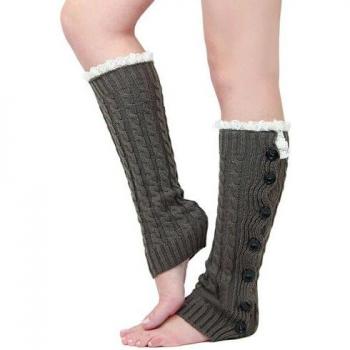 Bas de jambière crochet tricoté