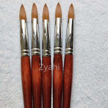 Roter Holz Kristall Nagelpinsel