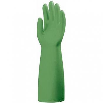 Gants de manutention en nitrile, couleur verte, 0,56 mm d'épaisseur, taille 9 (Coverguard)