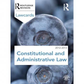 Vitalsource Technologies, Inc. Constitutional and Administrative Lawcards 2012-2013