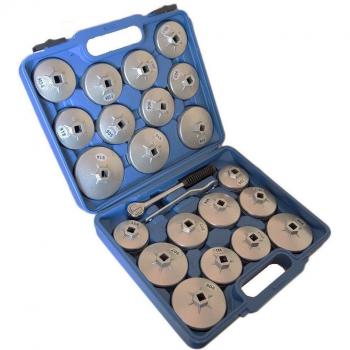 Kit de Herramientas Auto: Llave Taza, Filtra Aceite y Custodia – 23 piezas
