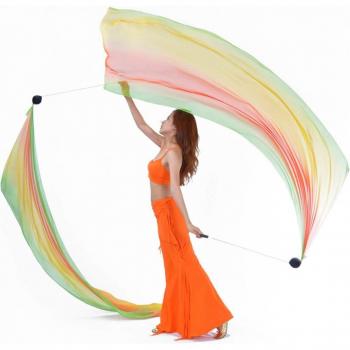 Double Pack Silky Poi Streamer Balls