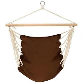 VidaXL Amaca Singola in Cotone con Cuscino Integrato e Struttura in Metallo per Esterni