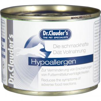 Clauders's Dieteticas Veterinarias Hipoalergénicas, Comida húmeda para gatos, 200 gramos