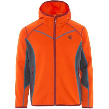 Deep Burnt und Whales Grey Farbtöne von Ternua Nix K Sweatshirt für Kinder L orange